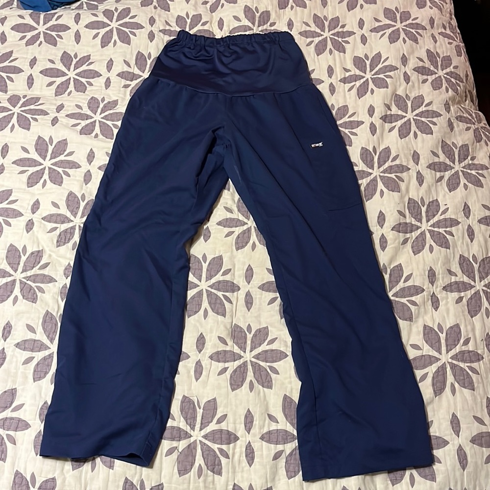 Grey’s Anatomy Maternity Pant Flare Leg (size Small, color Navy)
